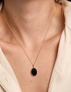 Collier Olivia - Onyx noir