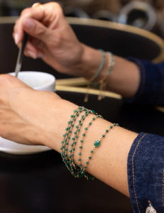 Collier Florence Onyx vert