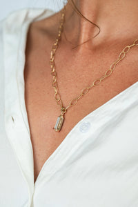 Collier Talisman - Pierres fines