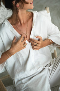 Collier Talisman - Pierres fines