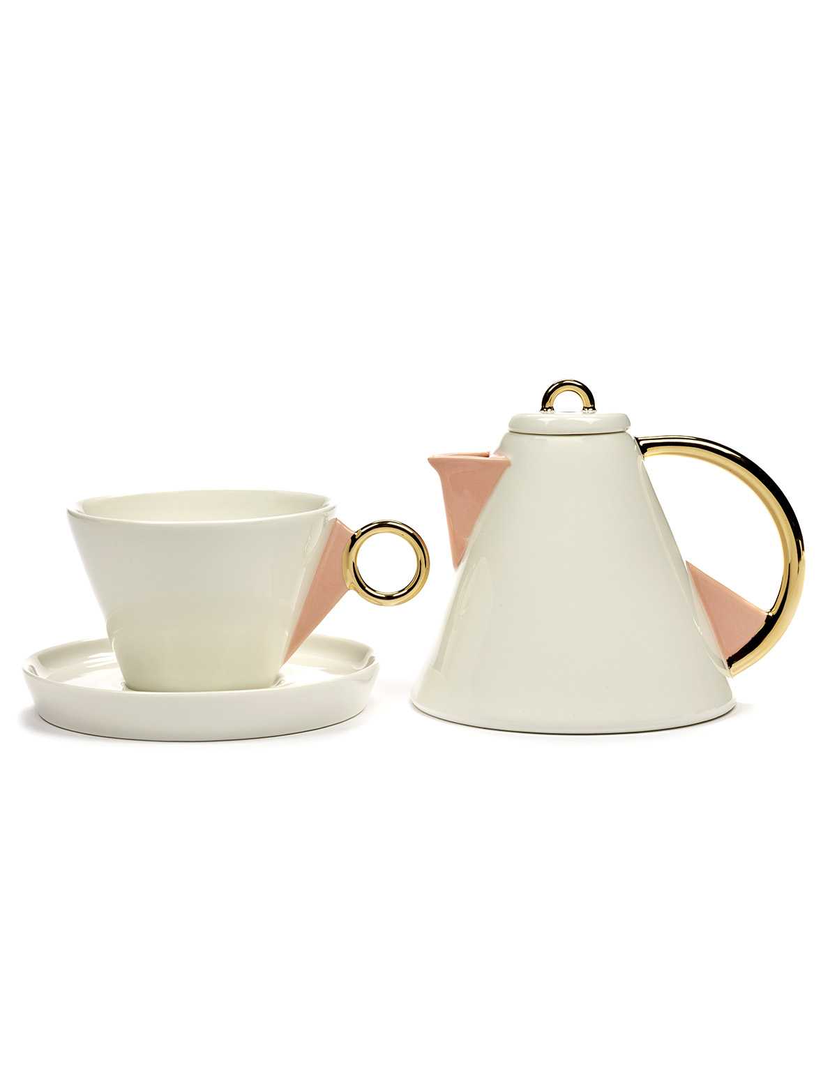 Soucoupe Thé tasse blanche Désirée